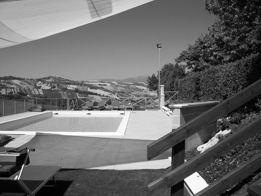 Country-House Pecora Nera Hostal Mosciano SantʼAngelo Exterior foto